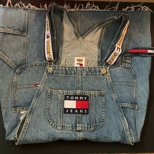 Tommy Hilfiger Denim Skirt with Logo Straps